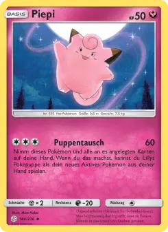 Pokémon-Karte Piepi 144/236