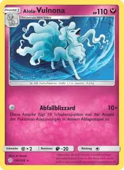 Pokémon-Karte Alola Vulnona 145/236