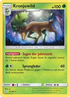 Pokémon-Karte Kronjuwild 016/236