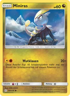 Pokémon-Karte Miniras 160/236