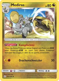 Pokémon-Karte Mediras 162/236