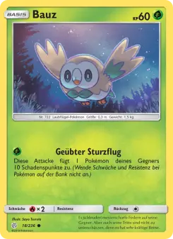 Pokémon-Karte Bauz 018/236