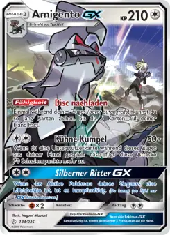 Pokémon-Karte Amigento GX 184/236