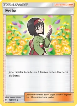 Pokémon-Karte Erika 191/236