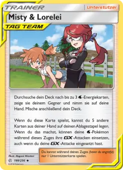 Pokémon-Karte Misty & Lorelei 199/236