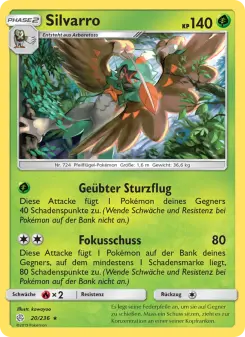 Pokémon-Karte Silvarro 020/236