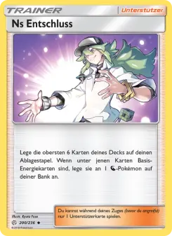 Pokémon-Karte Ns Entschluss 200/236