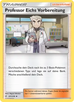Pokémon-Karte Professor Eichs Vorbereitung 201/236