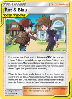 Pokémon-Karte Rot & Blau 202/236