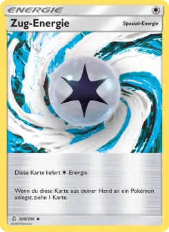Pokémon-Karte Zug-Energie 209/236