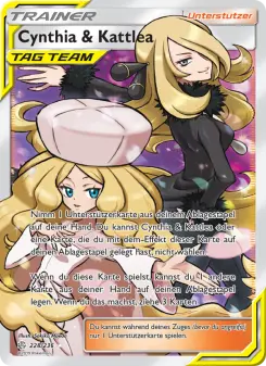Pokémon-Karte Cynthia & Kattlea 228/236