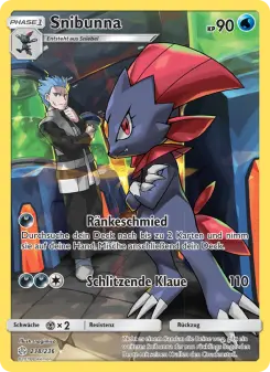 Pokémon-Karte Snibunna 238/236