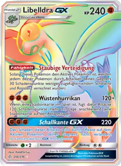 Pokémon-Karte Libelldra GX 256/236
