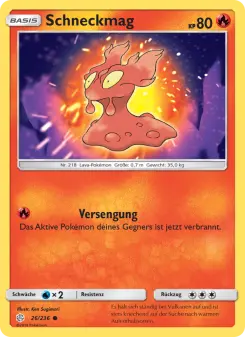 Pokémon-Karte Schneckmag 026/236