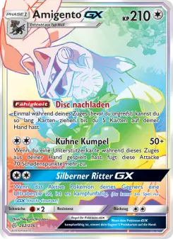 Pokémon-Karte Amigento GX 262/236