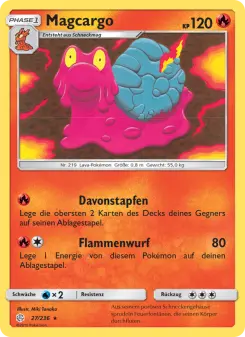 Pokémon-Karte Magcargo 027/236