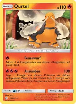Pokémon-Karte Qurtel 029/236