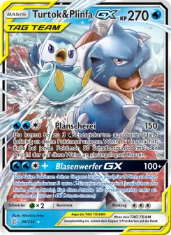 Pokémon-Karte Turtok & Plinfa GX 038/236