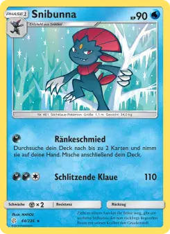 Pokémon-Karte Snibunna 044/236