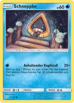 Pokémon-Karte Schneppke 047/236