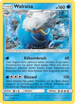 Pokémon-Karte Walraisa 052/236