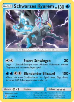 Pokémon-Karte Schwarzes Kyurem 061/236