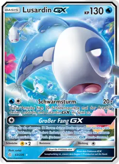 Pokémon-Karte Lusardin GX 063/236