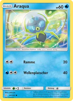 Pokémon-Karte Araqua 064/236
