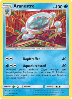 Pokémon-Karte Aranestro 065/236