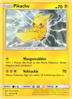 Pokémon-Karte Pikachu 066/236