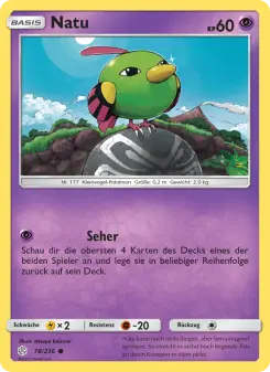 Pokémon-Karte Natu 078/236