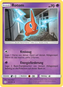 Pokémon-Karte Rotom 086/236