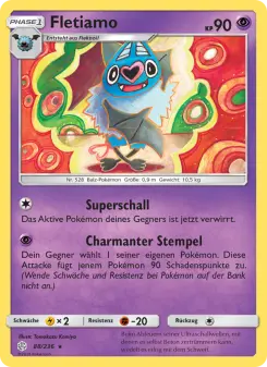 Pokémon-Karte Fletiamo 088/236