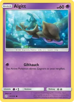Pokémon-Karte Algitt 091/236