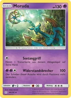 Pokémon-Karte Moruda 098/236