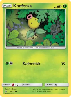 Pokémon-Karte Knofensa 001/145