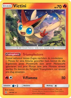 Pokémon-Karte Victini 010/145