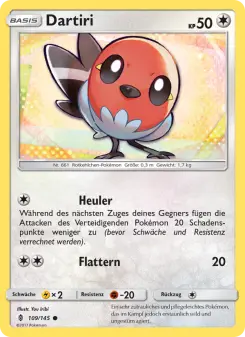 Pokémon-Karte Dartiri 109/145