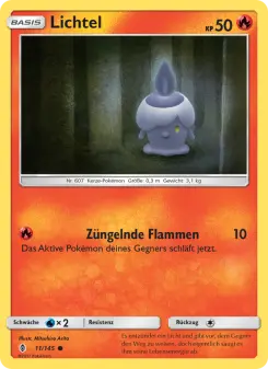 Pokémon-Karte Lichtel 011/145