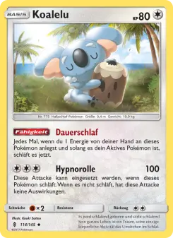 Pokémon-Karte Koalelu 114/145