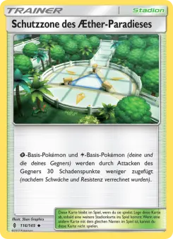 Pokémon-Karte Schutzzone des Æther-Paradieses 116/145
