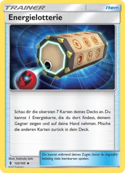 Pokémon-Karte Energielotterie 122/145