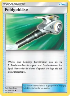 Pokémon-Karte Feldgebläse 125/145