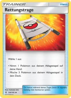 Pokémon-Karte Rettungstrage 130/145