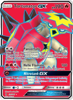 Pokémon-Karte Tortunator GX 131/145