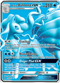 Pokémon-Karte Alola Vulnona GX 132/145