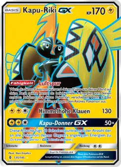 Pokémon-Karte Kapu-Riki GX 135/145