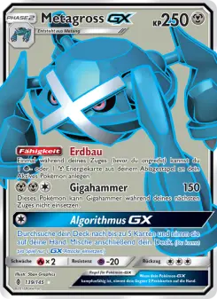 Pokémon-Karte Metagross GX 139/145