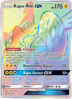 Pokémon-Karte Kapu-Riki GX 153/145