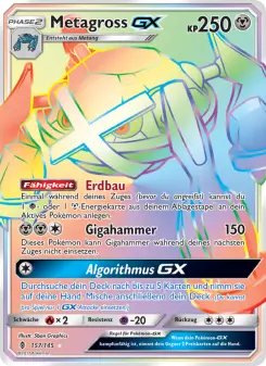 Pokémon-Karte Metagross GX 157/145